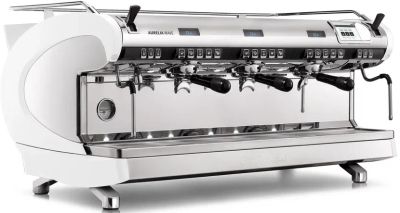 Кофемашина рожковая автоматическая NUOVA SIMONELLI AURELIA WAVE T3 3GR 380V WHITE+HIGH GROUPS+AUTOPURGE