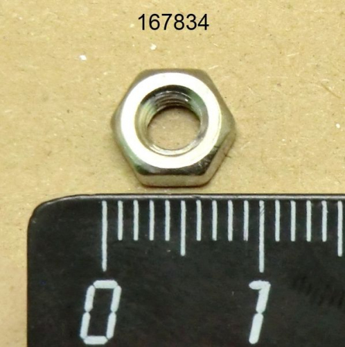 Гайка М4 DIN 934 нерж. Китай 30832