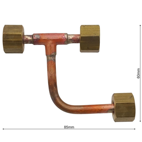 Трубка 1/4"-1/4"-1/4" APPIA 1GR NUOVA SIMONELLI 98030164