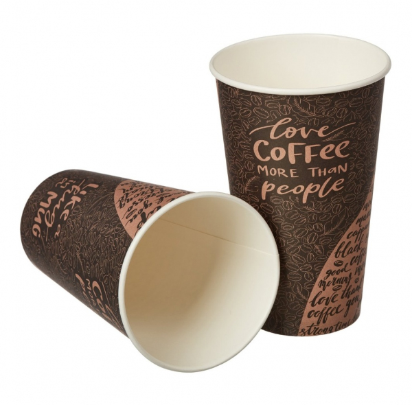 Стакан бумажный для горячих напитков COFFEE 400мл