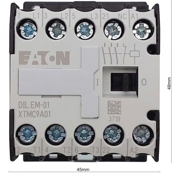 Контактор 9а мини 3P+1но катушка 230V