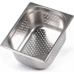 Гастроемкость GN1/2х150 перфорированная нерж.сталь LUXSTAHL га47