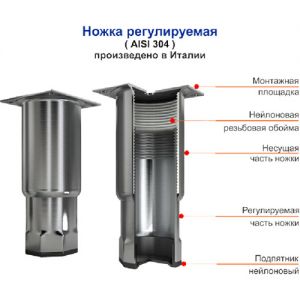 Стол холодильный саладетта HICOLD SL1-11SN (1/3) БЕЗ КРЫШКИ