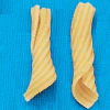 Матрица латунная для аппарата макаронных изделий серии GT, (D63,5мм), garganelli (свернутые трубочки), 8.3мм