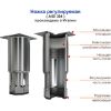 Стол холодильный саладетта HICOLD SL1-11SN (1/3) БЕЗ КРЫШКИ